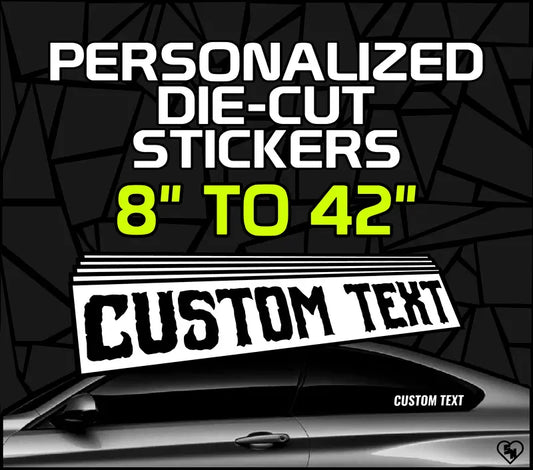 Personalized Die Cut Stickers - Design Custom Decals Online