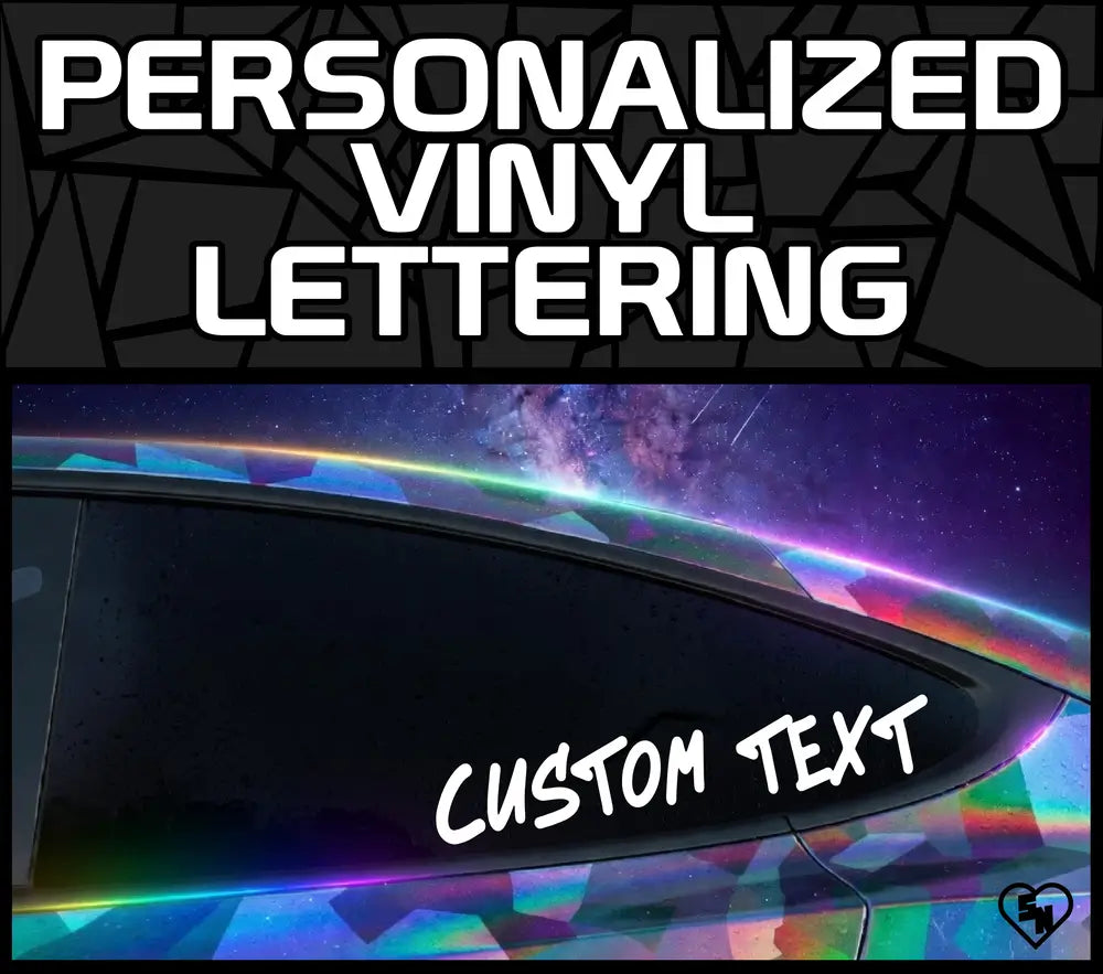 Personalized Vinyl Lettering - Custom Stickers And Decals For Cars And Trucks