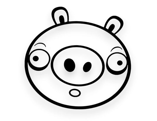 JDM Pig Sticker - Window Decal - STICKERNERD.COM