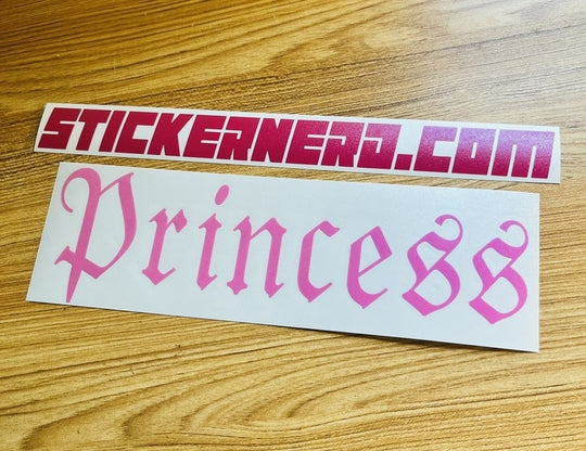 Princess Sticker - STICKERNERD.COM