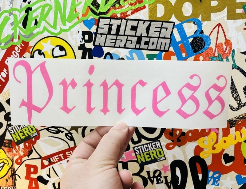 Princess Decal - STICKERNERD.COM