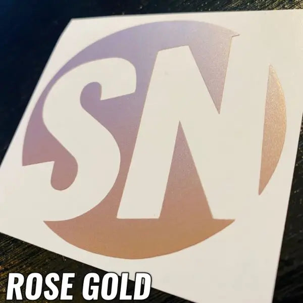 ROSE GOLD STICKERS - CAR DECALS - STICKERNERD