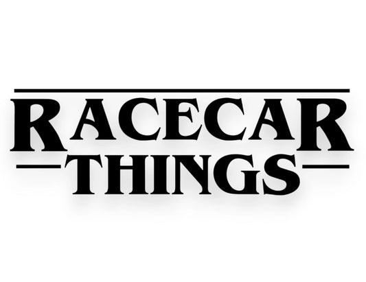 Race Car Things Sticker - Decal - STICKERNERD.COM