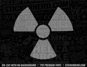 Radioactive Sticker - Decal - STICKERNERD.COM