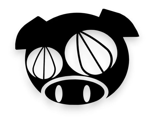 Rally Pig Sticker - Window Decal - STICKERNERD.COM