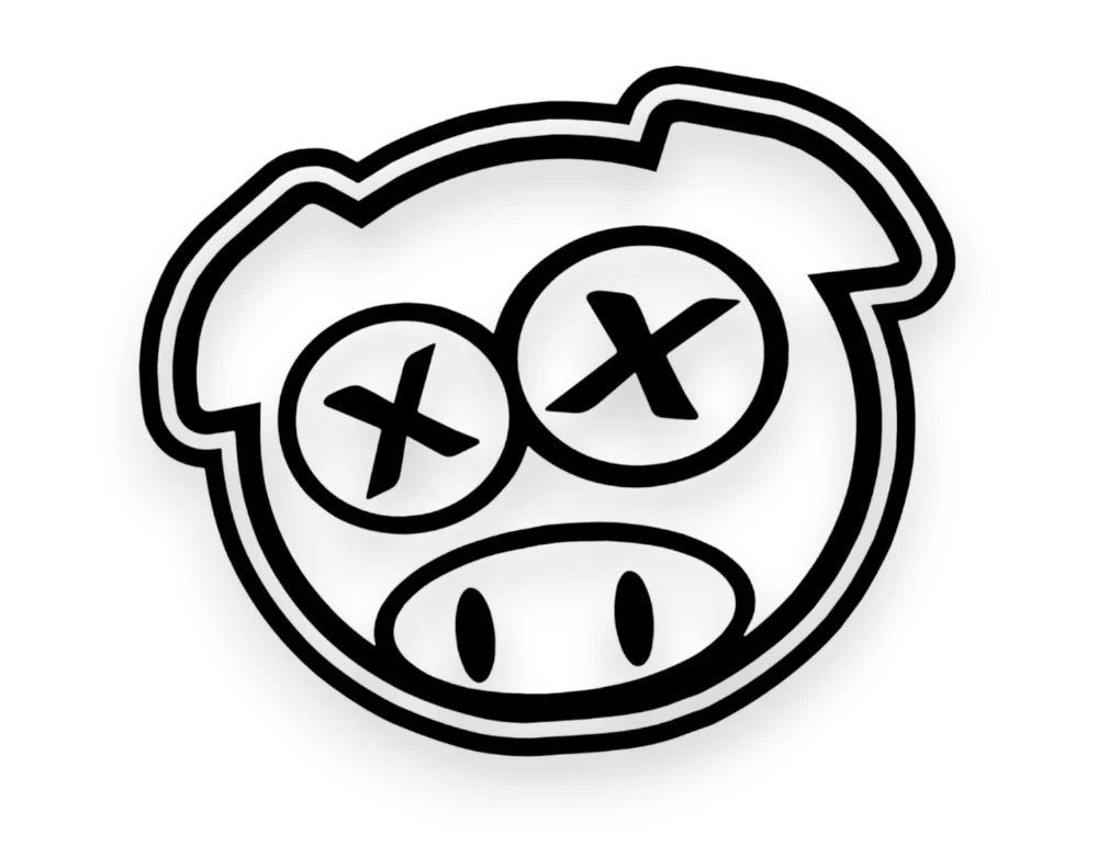Rally Pig Sticker - Decal - STICKERNERD.COM