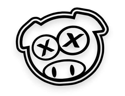 Rally Pig Sticker - Decal - STICKERNERD.COM