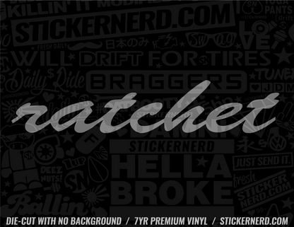 Ratchet Sticker