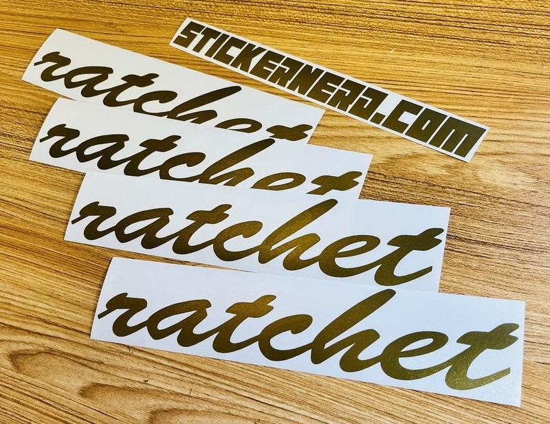 Ratchet Sticker