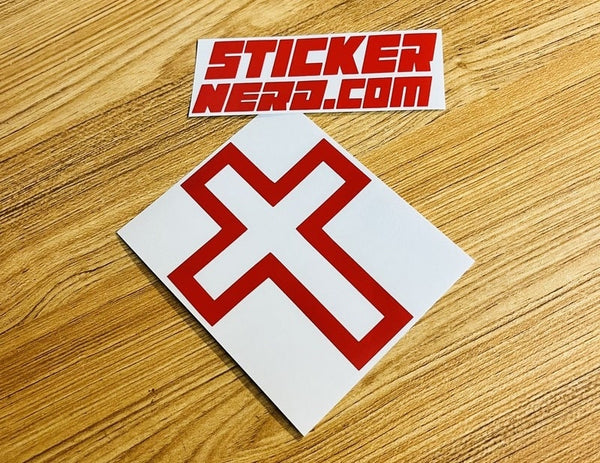 Religious Cross Sticker - STICKERNERD.COM