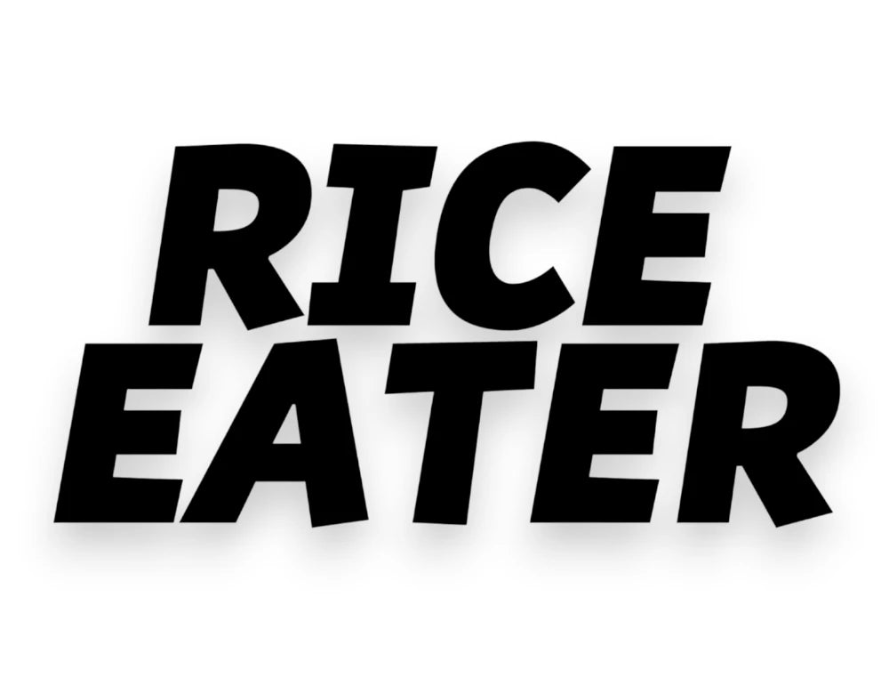 Rice Eater Sticker - Window Decal - STICKERNERD.COM