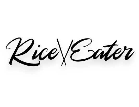 Rice Eater Sticker - Funny JDM Decal - STICKERNERD.COM