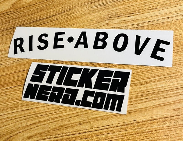 Rise Above Sticker - STICKERNERD.COM