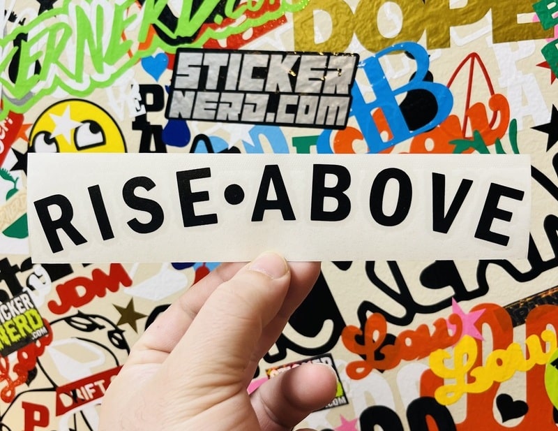 Rise Above Decal - STICKERNERD.COM