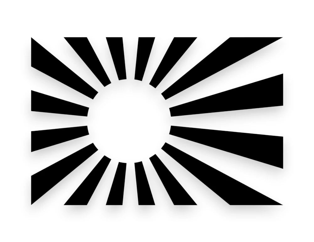 Rising Sun JDM Sticker - Window Decal - STICKERNERD.COM