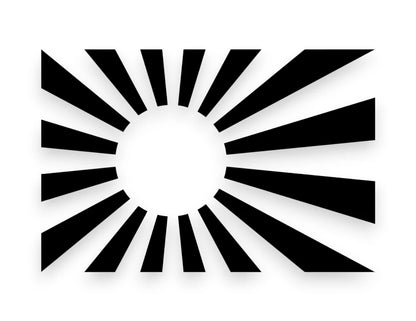 Rising Sun JDM Sticker - Window Decal - STICKERNERD.COM