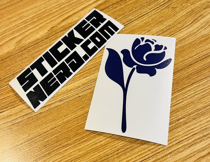 Rose Flower Sticker - Window Decal - STICKERNERD.COM