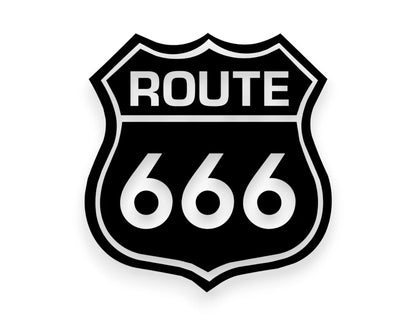 Route 666 Sticker
