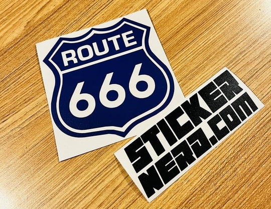 Route 666 Sticker - STICKERNERD.COM