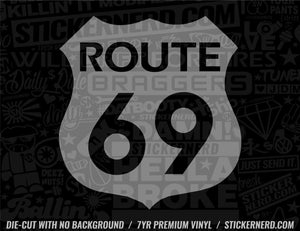 Route 69 Sticker - Decal - STICKERNERD.COM