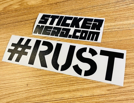 Rust Sticker - Decal - STICKERNERD.COM