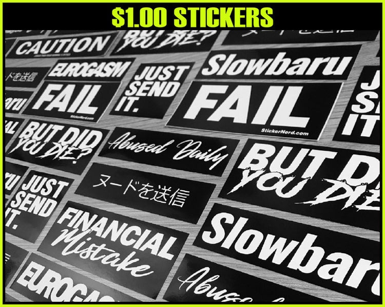 Cheap Stickers, Decals, Decal Sale, Window Stickers, Slap Stickers