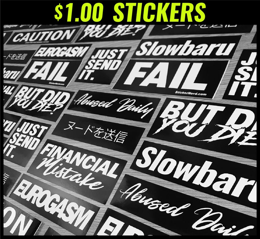 CUSTOM WINDSHIELD STICKERS - FUNNY KDM JDM DECALS CAR BANNERS