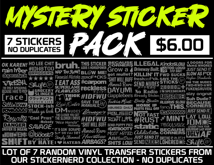 STICKER DEALS - STICKERNERD