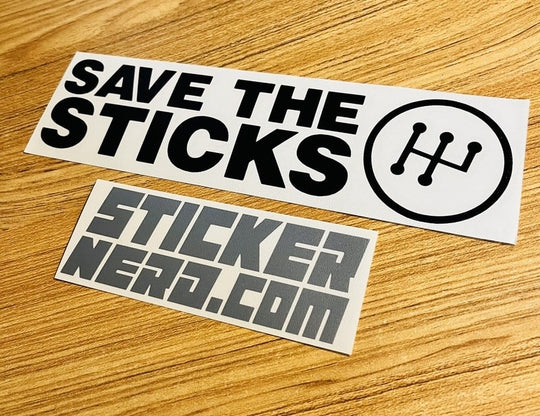 Save The Sticks Sticker - Decal - STICKERNERD.COM