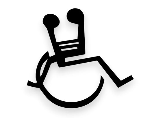 Sex On Wheelchair Sticker - Window Decal - STICKERNERD.COM