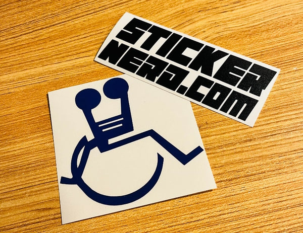 Sex On Wheelchair Sticker - STICKERNERD.COM