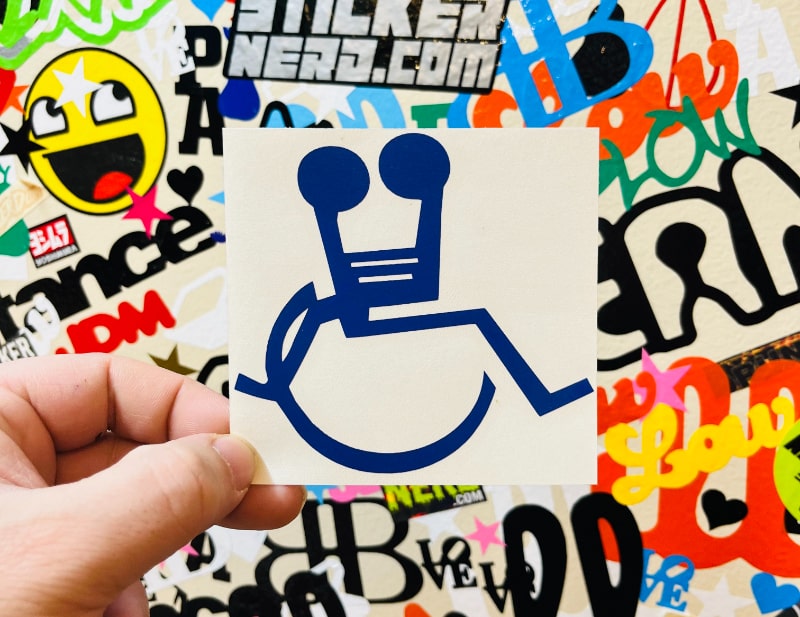 Sex On Wheelchair Decal - STICKERNERD.COM