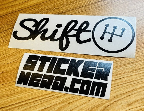Shift Sticker - Window Decal - STICKERNERD.COM