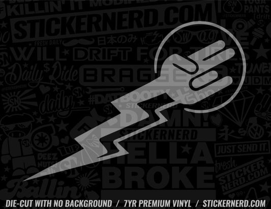 Shocker Bolt Sticker - Window Decal - STICKERNERD.COM