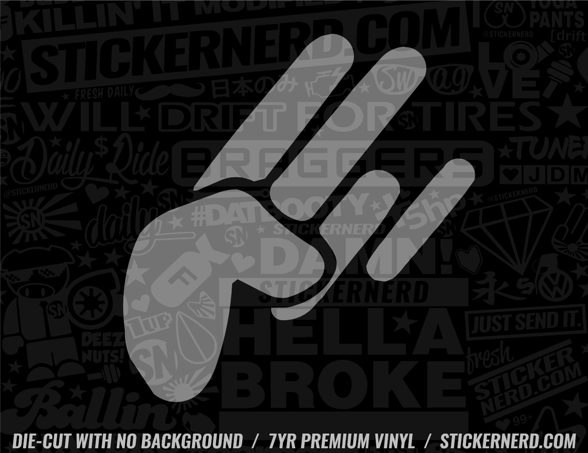 SHOCKER STICKER - VINYL WINDOW DECALS - THE SHOCKER DECAL – StickerNerd.com