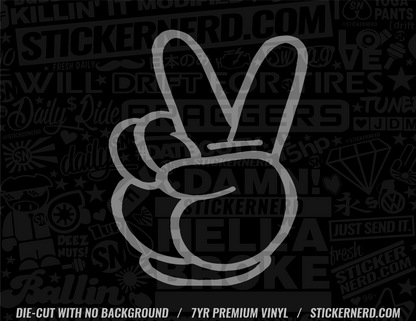 Shocker Hand Sticker - Decal - STICKERNERD.COM