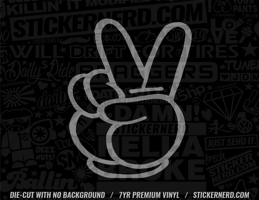 Shocker Hand Sticker - Decal - STICKERNERD.COM