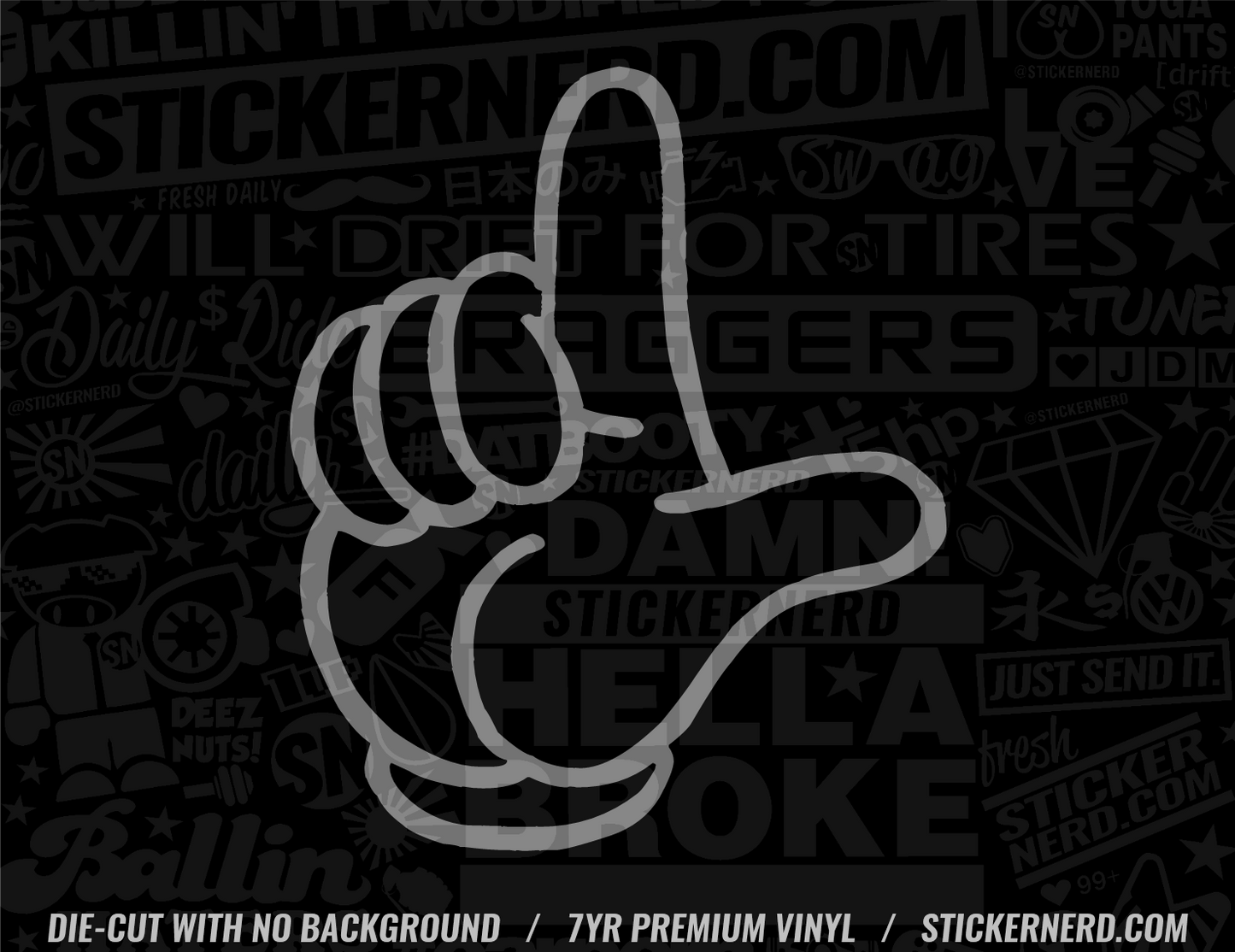 Shocker JDM Sticker - Window Decal - STICKERNERD.COM