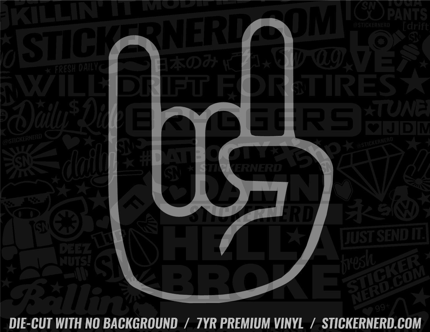 Shocker Stickers & Decals - Bold JDM Car Stickers - StickerNerd.com