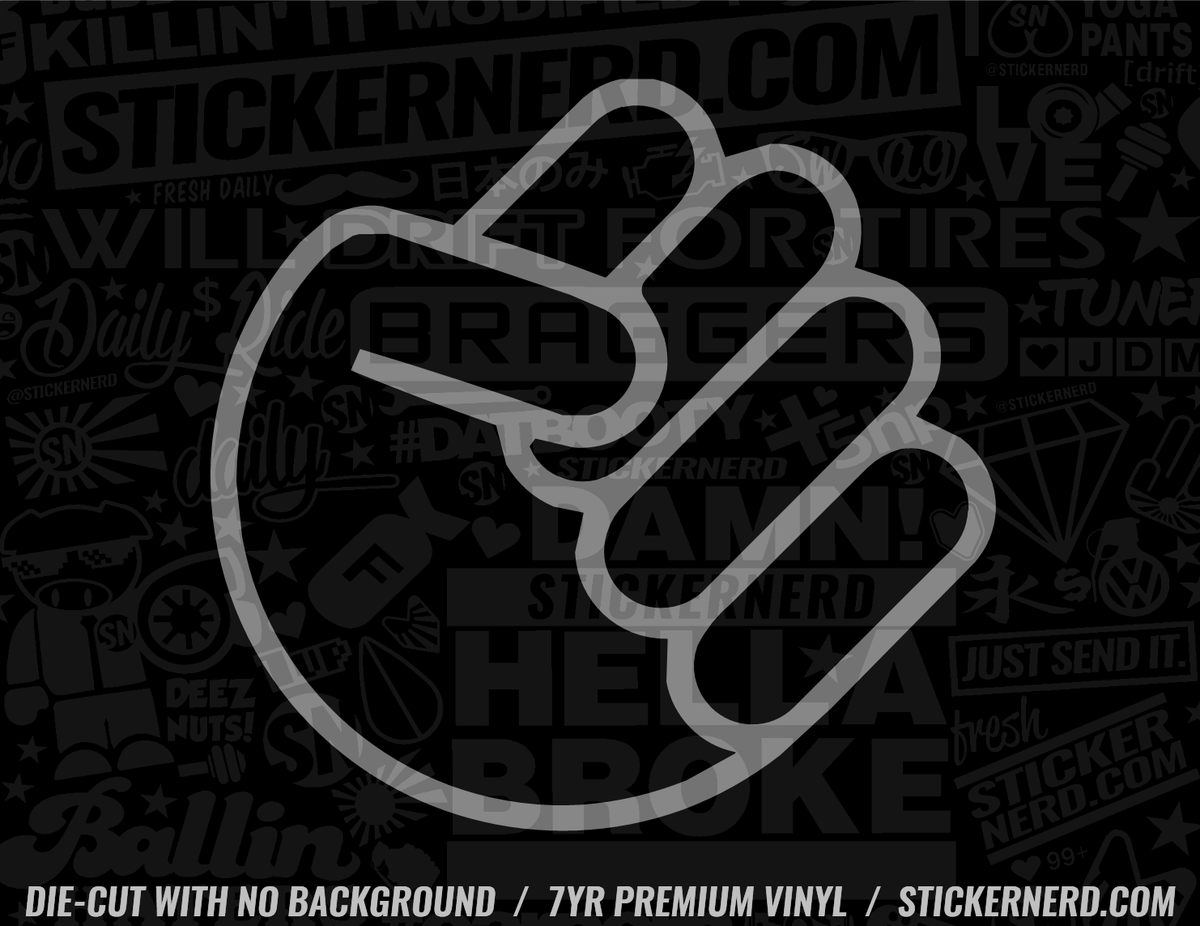 SHOCKER STICKER - VINYL WINDOW DECALS - THE SHOCKER DECAL โ StickerNerd.com