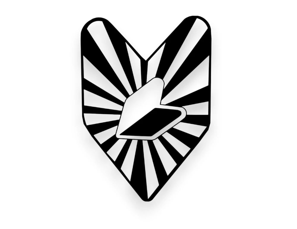 Shoshinsha New Driver Badge Sticker - Decal - STICKERNERD.COM