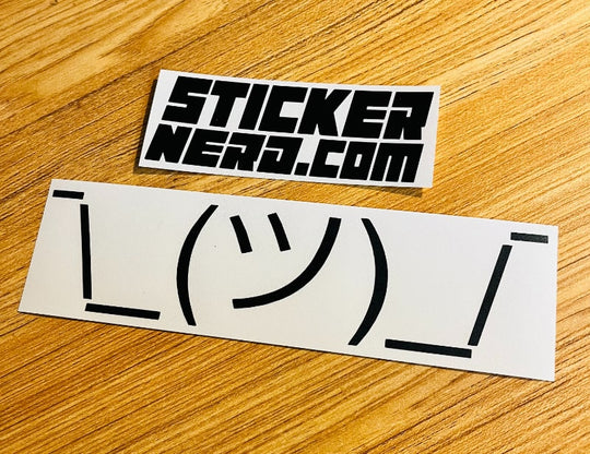 Shrug Sticker - STICKERNERD.COM