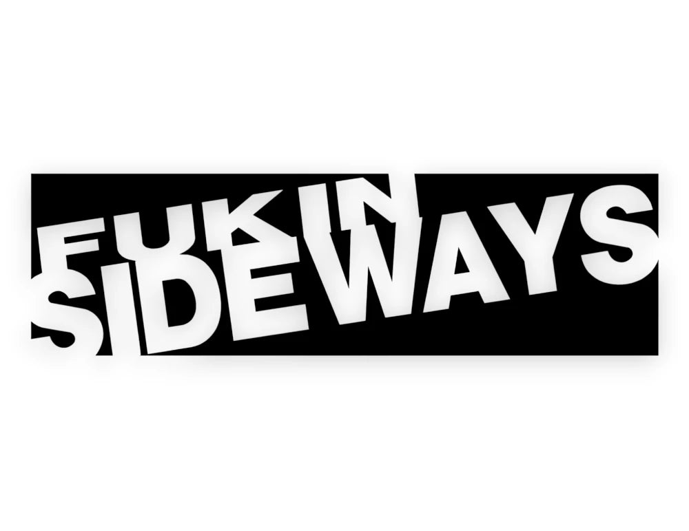 Sideways Sticker - Decal - STICKERNERD.COM