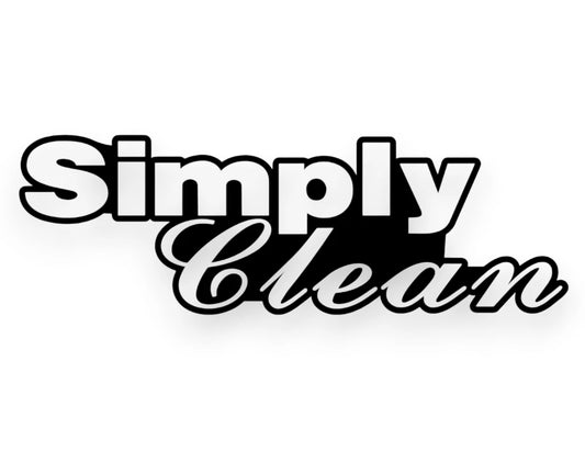 Simply Clean Sticker - Window Decal - STICKERNERD.COM