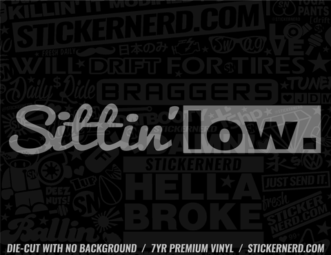 LOW STICKERS - CAMBER DECALS - SLAMMED STICKERS - CAMBER DECAL STATIC ...