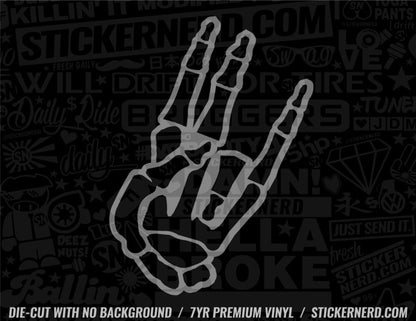 Skeleton Shocker Sticker - Decal - STICKERNERD.COM