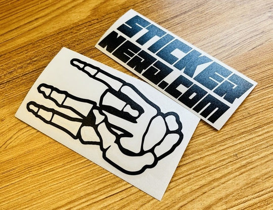 Skeleton Shocker Sticker - Decal - STICKERNERD.COM