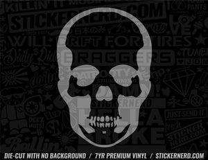 Skull Sticker - Decal - STICKERNERD.COM