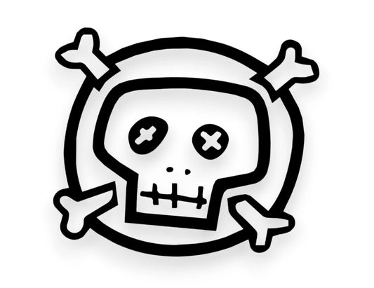 Skull Sticker - Decal - STICKERNERD.COM