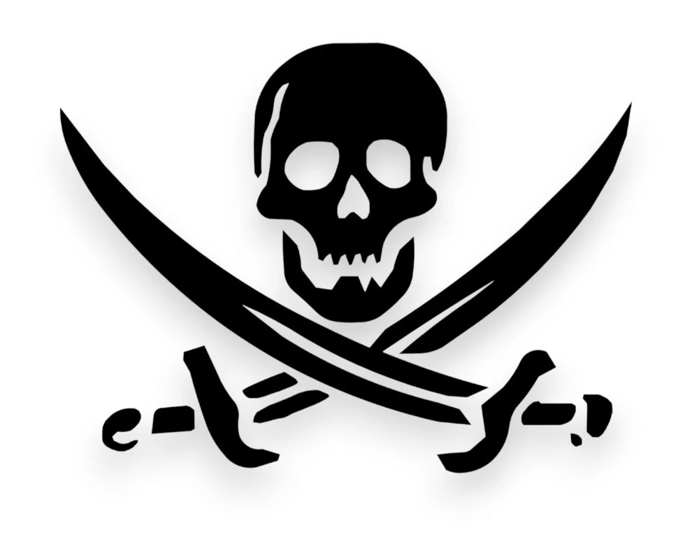 Skull Sticker - Window Decal - STICKERNERD.COM